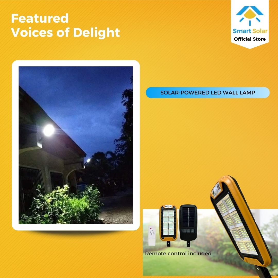 Buy 2 Take 2 15 Watts Solar LED Wall Lamp with Motion Sensor