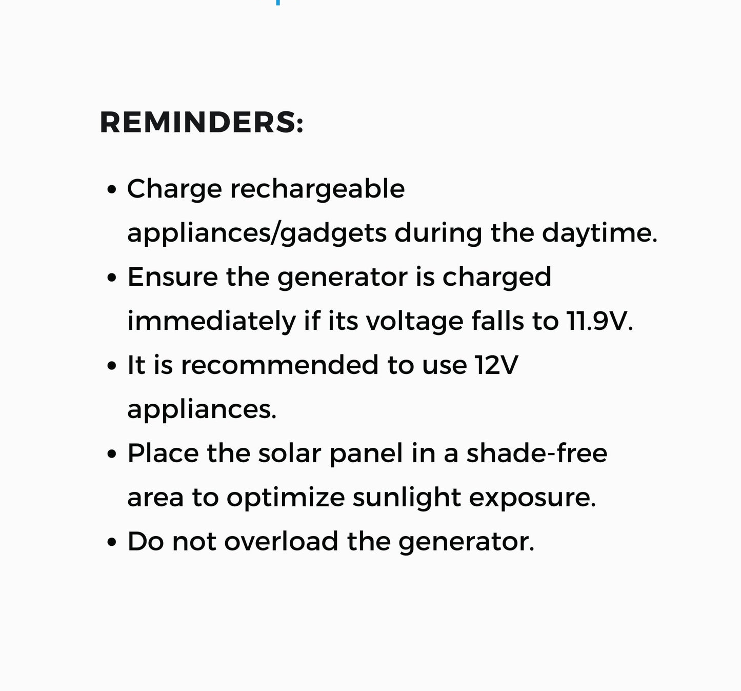 Smart Solar Portable Generator 220V with AC Output