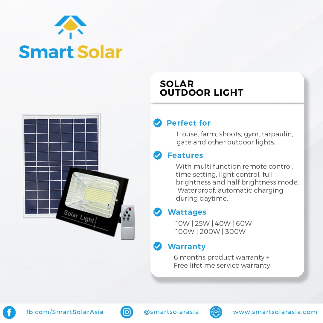 Smart Solar Outdoor Light