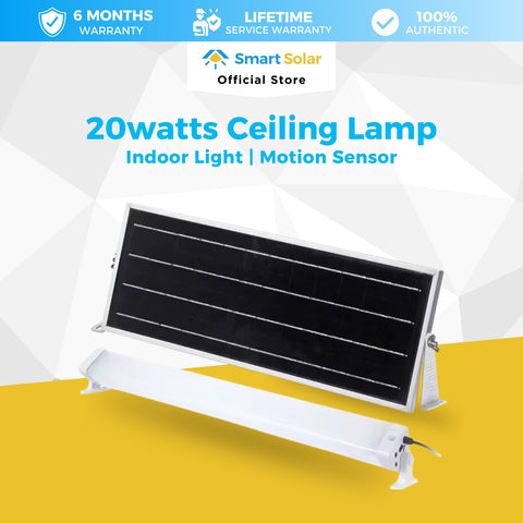 20 Watts Smart Solar Ceiling Lamp with Motion Sensor