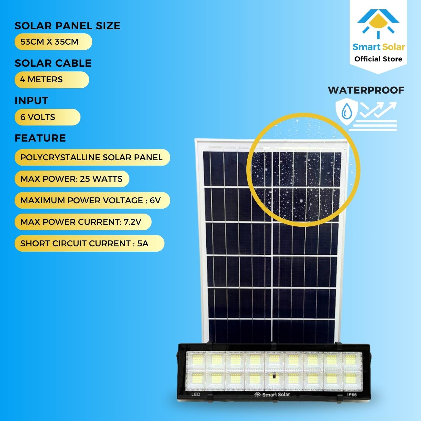 240 watts Smart Solar Waterproof LED Lamp