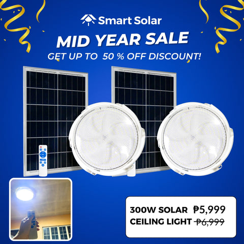 300 Watts Smart Solar Ceiling Light