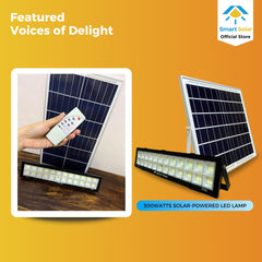 300 watts Smart Solar Waterproof LED Lamp