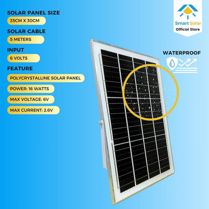 50watts Solar Floodlight With Bluetooth Speaker