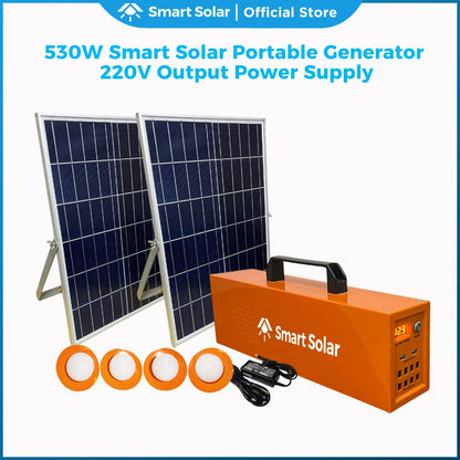 Smart Solar Portable Generator 220V with AC Output