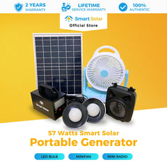 57 Watts Smart Solar Portable Generator