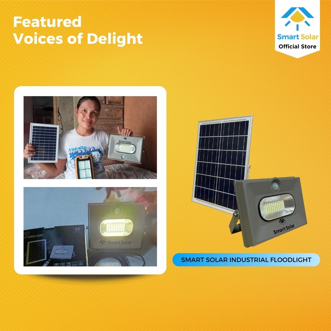 50watts SMART SOLAR Industrial Flood Lights with Motion Sensor