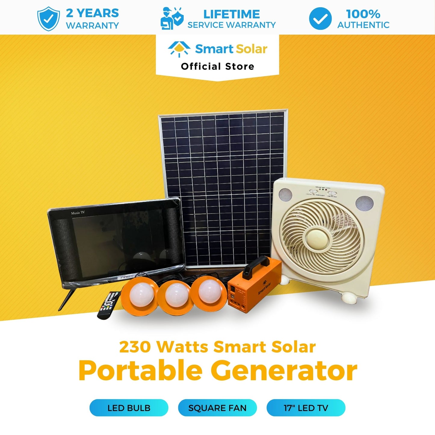 230watts Smart Solar Portable Generator