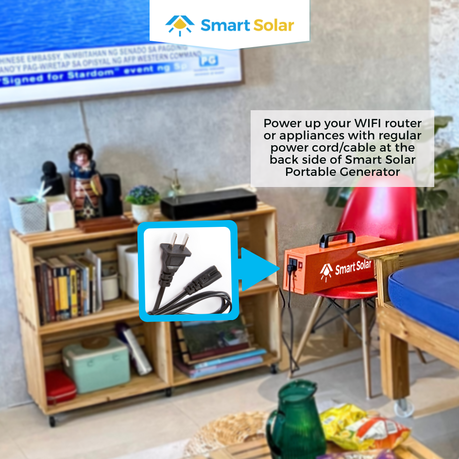 Smart Solar Portable Generator 220V with AC Output