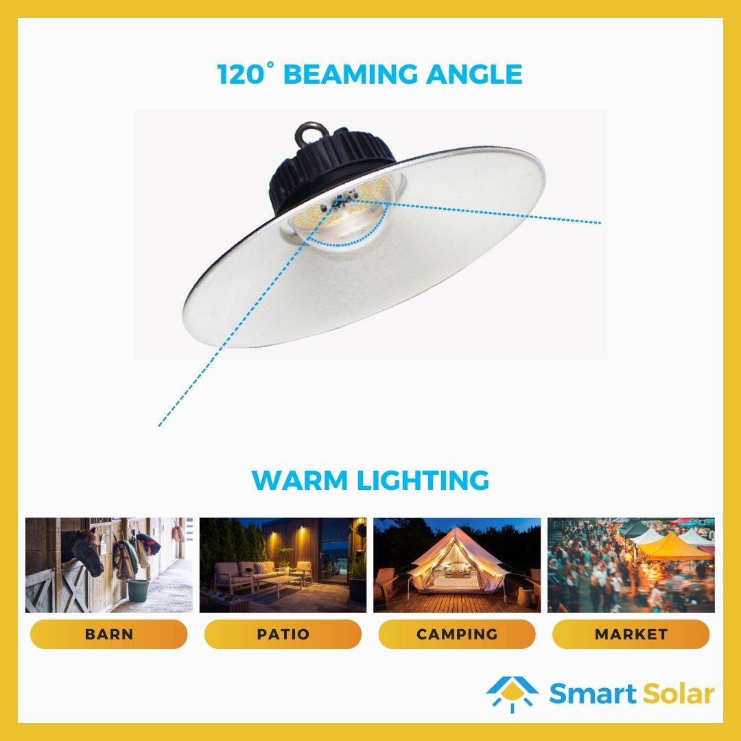 500watts Solar Pendant Light