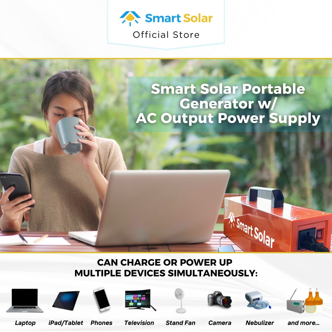 Smart Solar Portable Generator 220V with AC Output