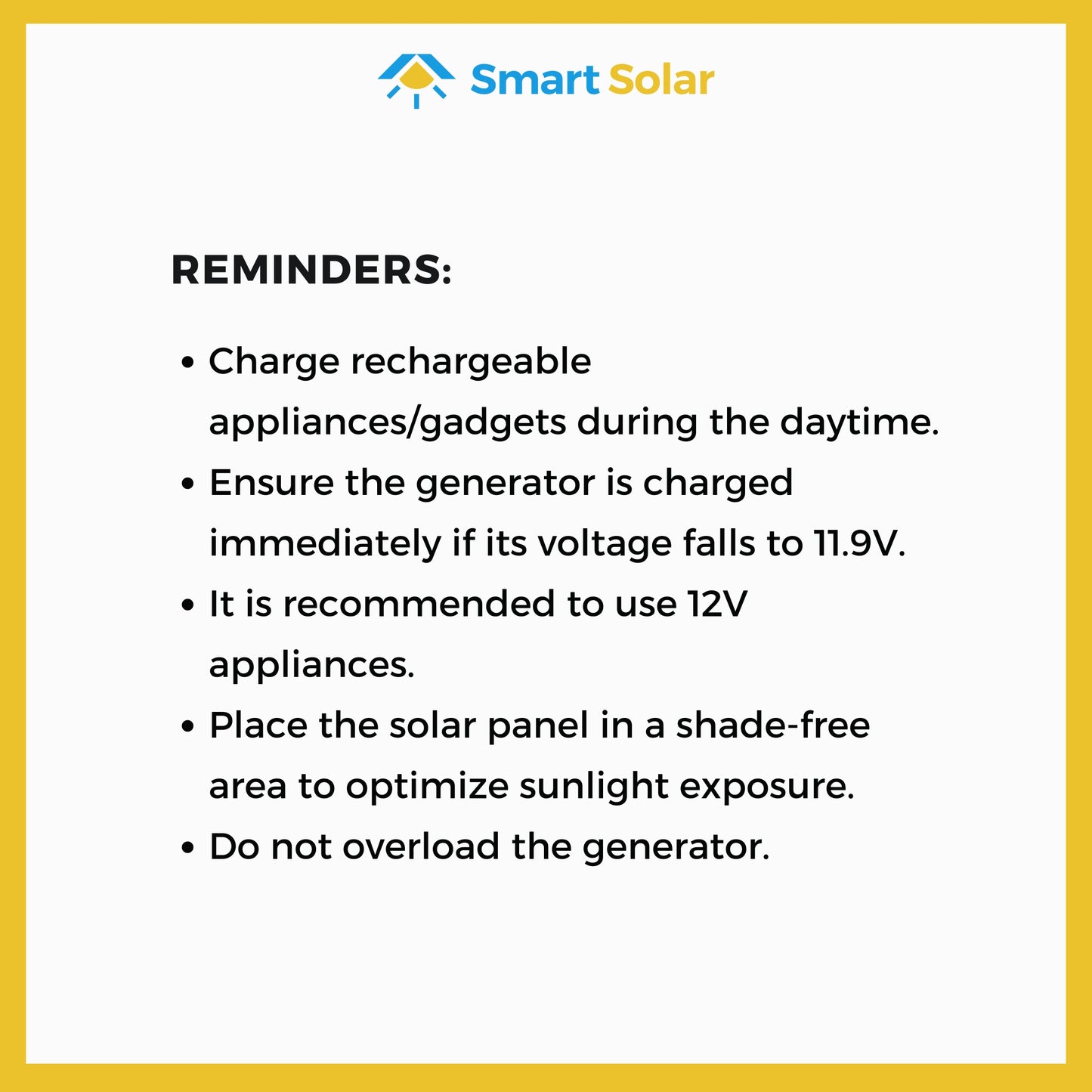 700watts SMART SOLAR Portable Generator With AC Output