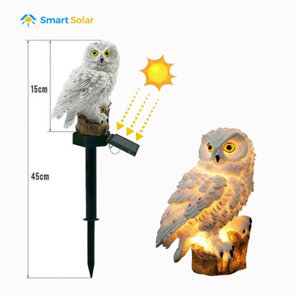 Solar Owl Lamp