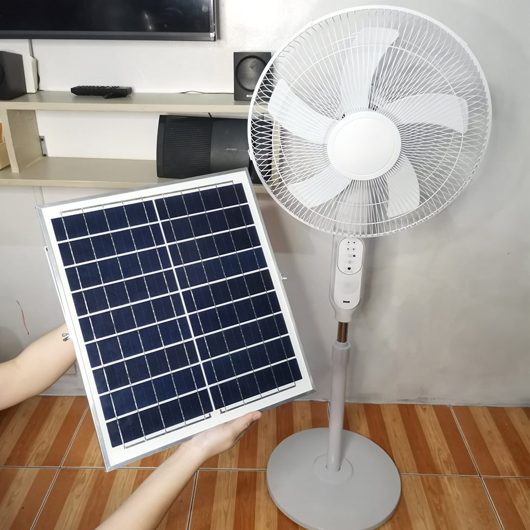 Smart Solar Stand Fan