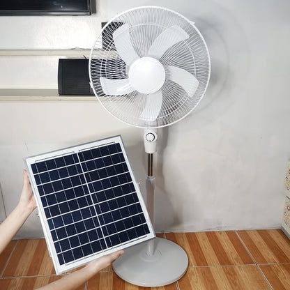 Smart Solar Stand Fan