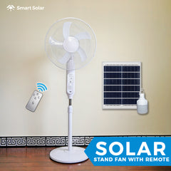Smart Solar Stand Fan