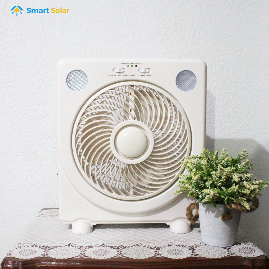 Smart Solar 16" Square Fan