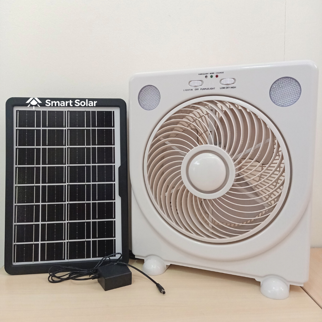 Smart Solar 16" Square Fan