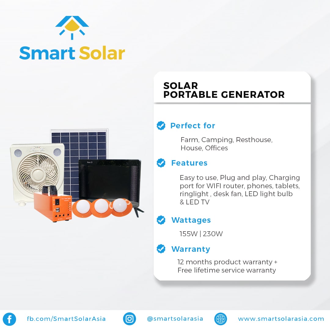 best solar portable generator